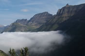 Glacier Park cloud cover